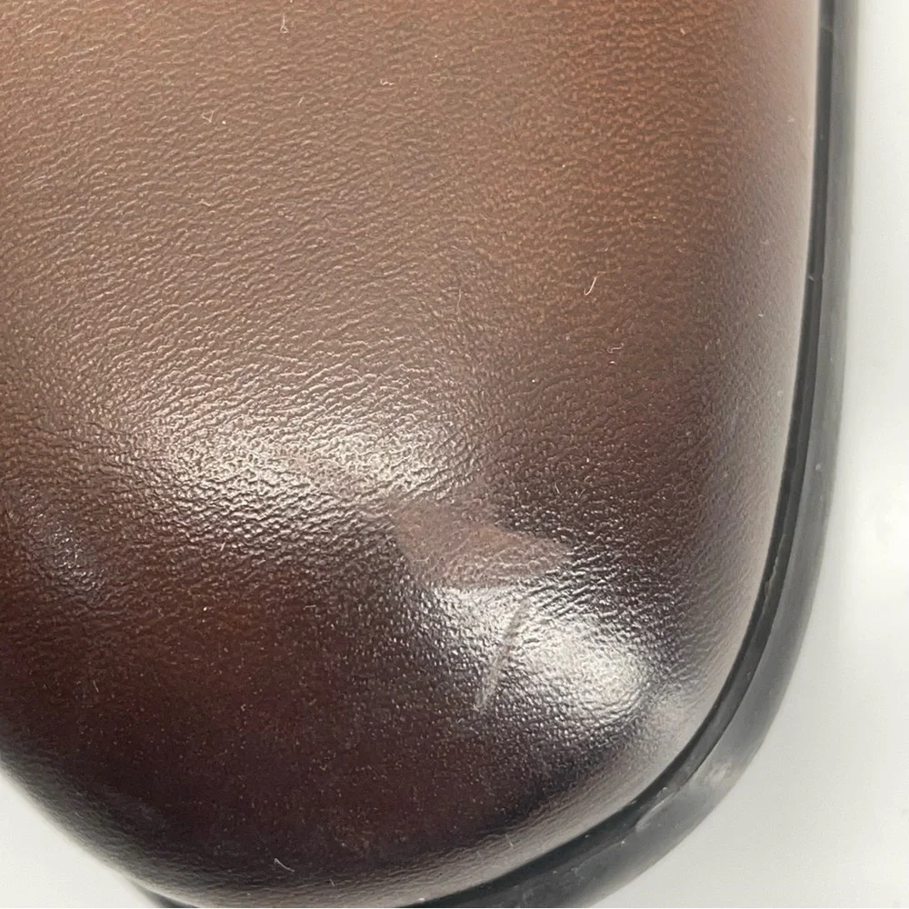 Zara Man Classic Brown Leather Men's Dress Shoes Size 42 (9 US)